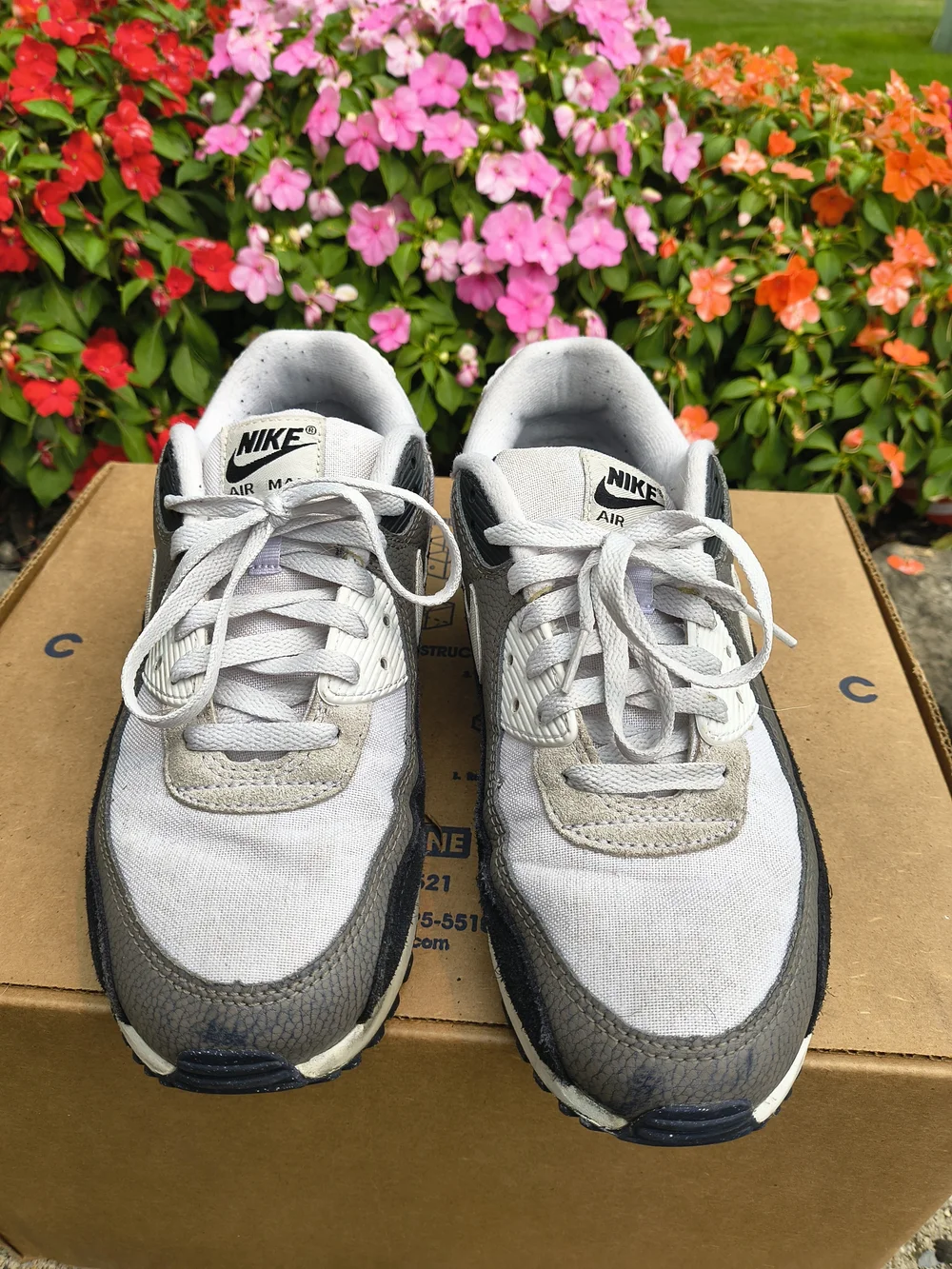 Nike Air Max Sneakers - Black, Gray & White